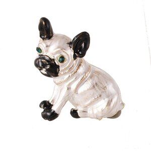 SAKS FIFTH AVENUE Frenchie Brooch